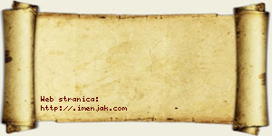 Dina Klincov vizit kartica